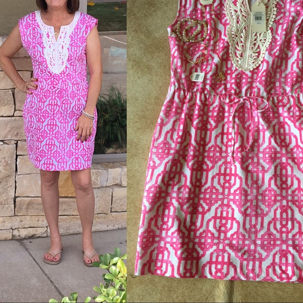 Drawstring waist dress